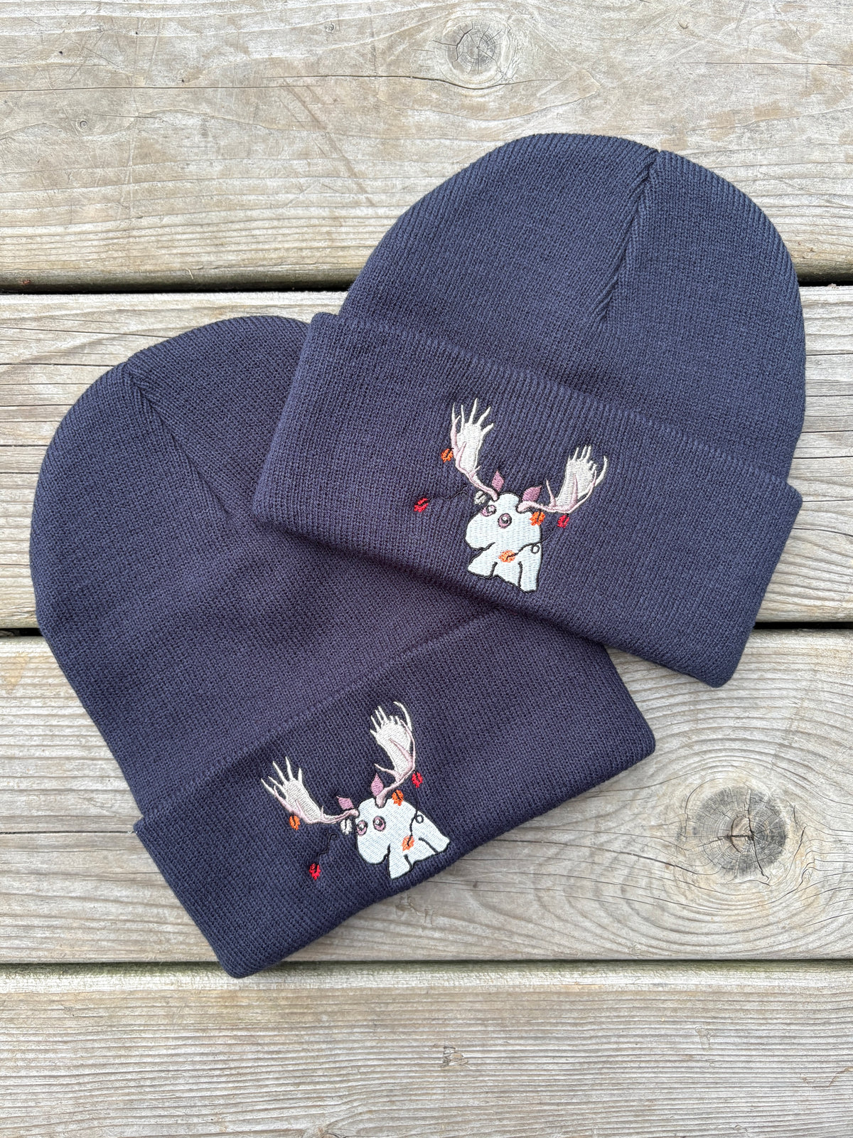"Curious Mr. Moose" Beanie