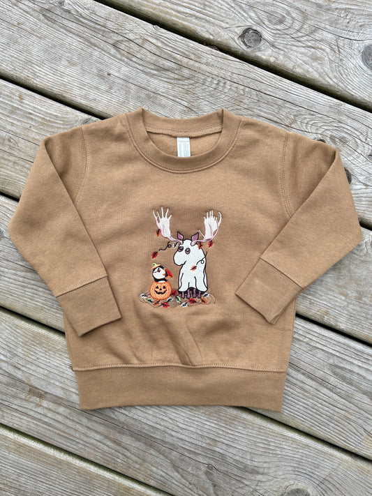 "Halloween Besties" Toddler Crewneck
