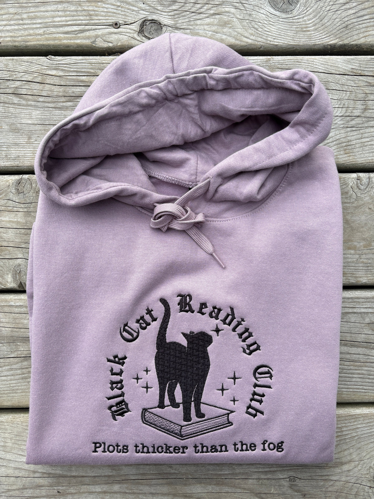 "Black Cat Reading Club" Adult Unisex Hoodie