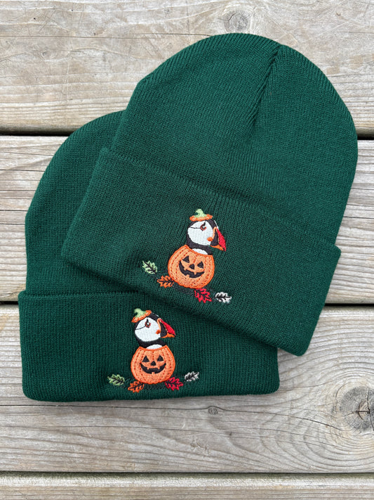 "Puffin Pumpkin" Beanie