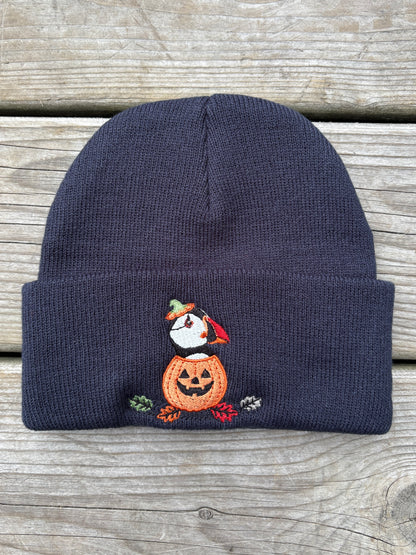 "Puffin Pumpkin" Beanie