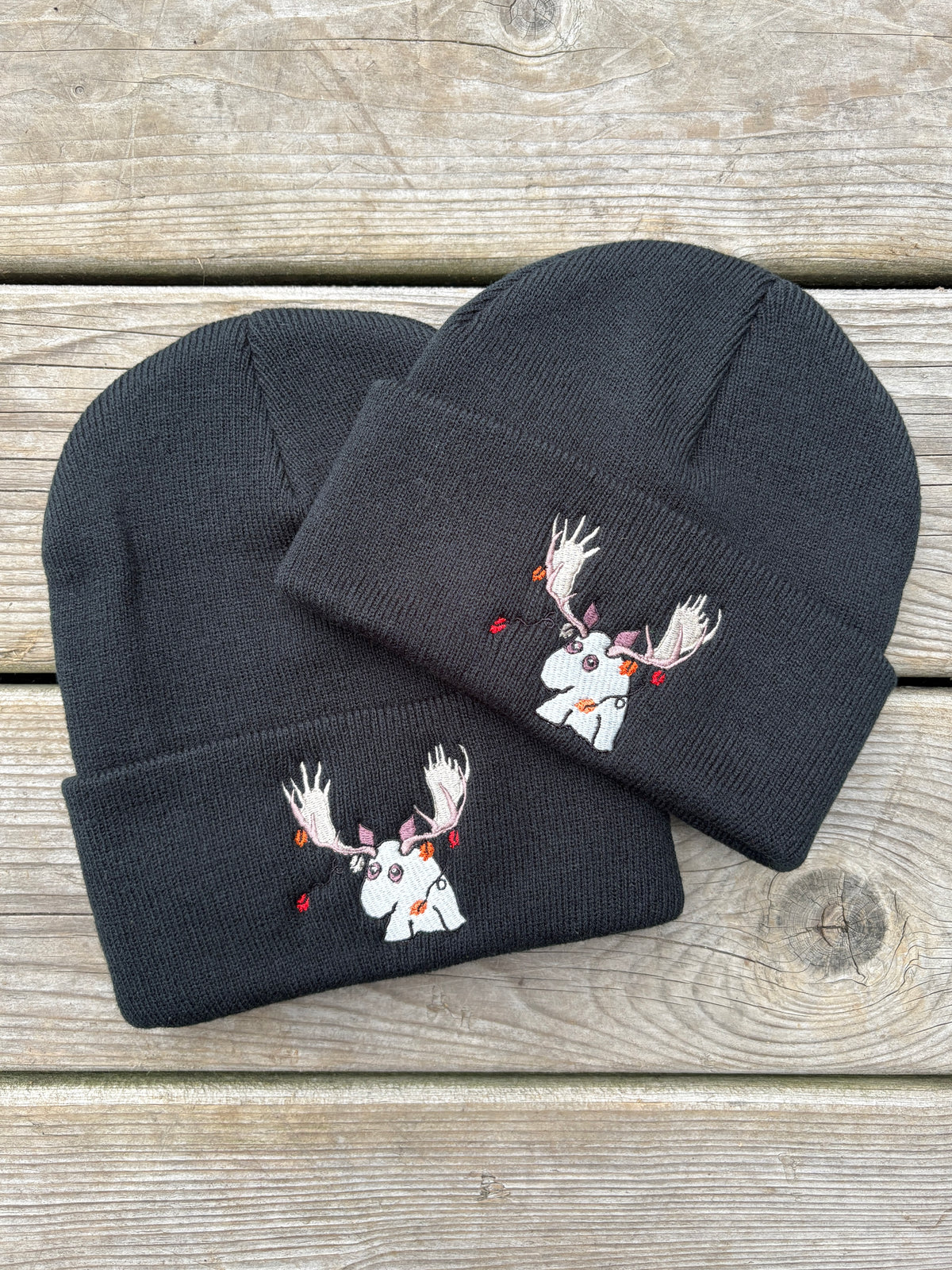 "Curious Mr. Moose" Beanie