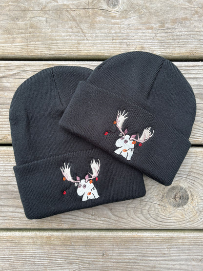 "Curious Mr. Moose" Beanie