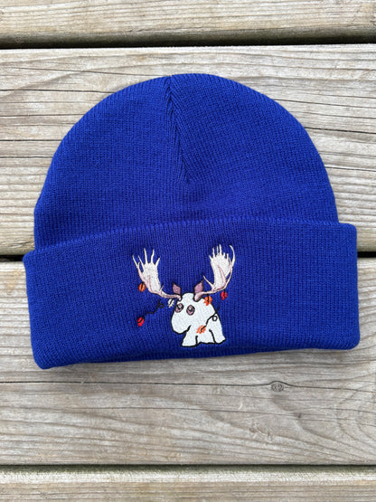 "Curious Mr. Moose" Beanie