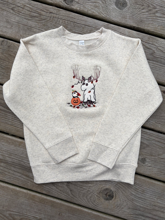 "Halloween Besties" Toddler Crewneck