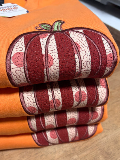 "Quilted Pumpkin" Unisex Crewneck