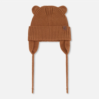 Custom Embroidery - Baby Knit Beanie With Ears