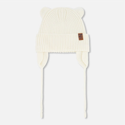 Custom Embroidery - Baby Knit Beanie With Ears