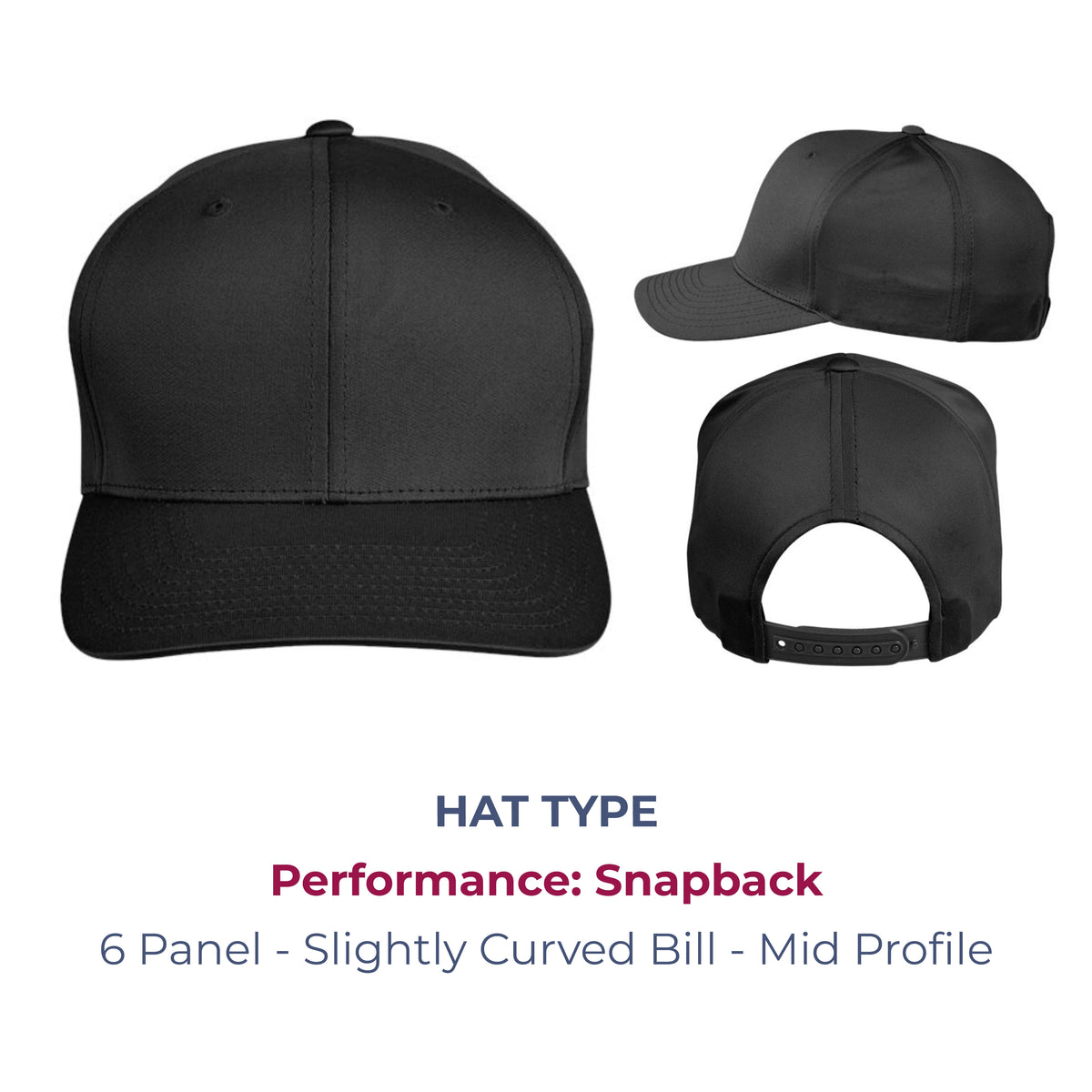 Custom Embroidery - Youth & Adult Hats