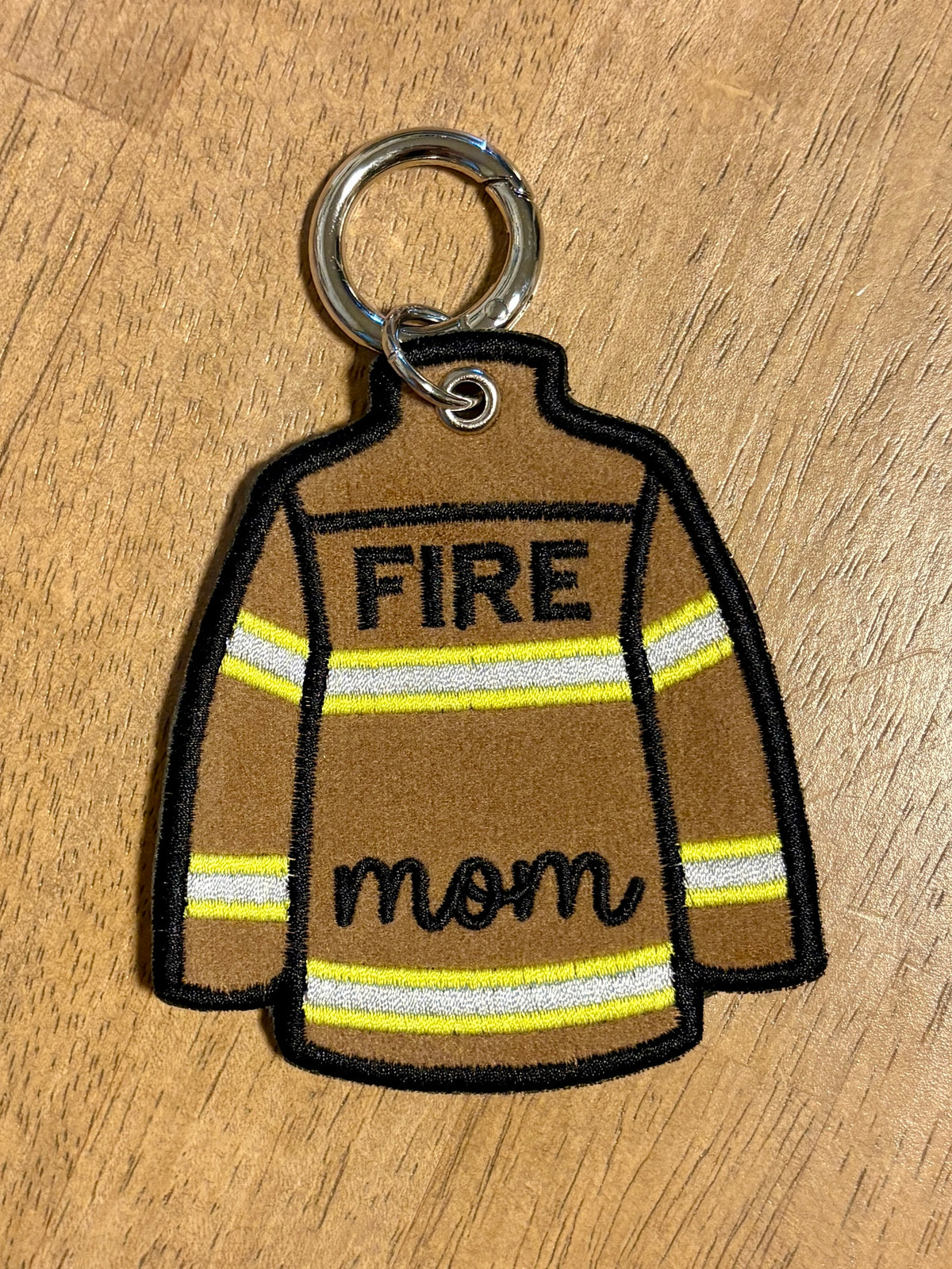 Firefighter Coat Keychain