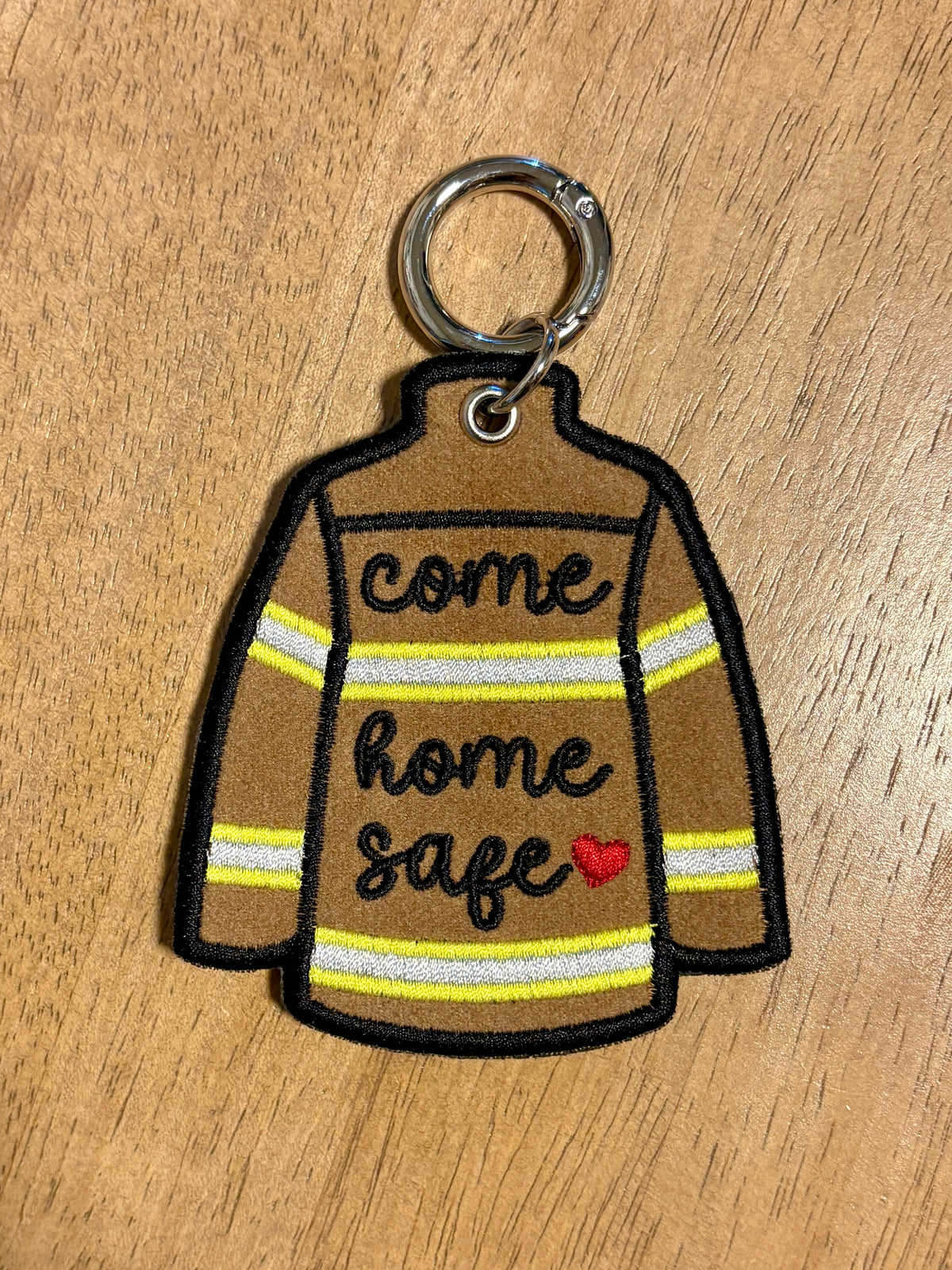 Firefighter Coat Keychain