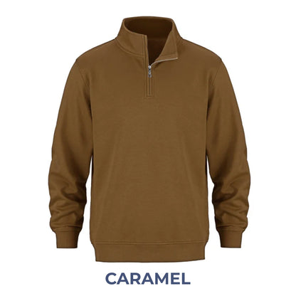 Custom Embroidery - Youth Quarter Zip Sweater