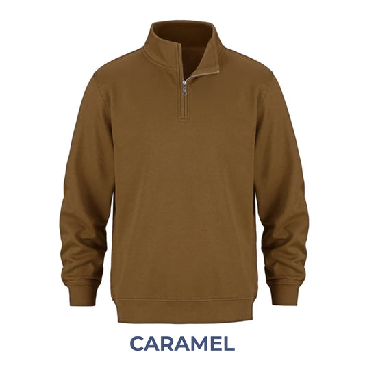 Custom Embroidery - Adult Unisex Quarter Zip Sweater