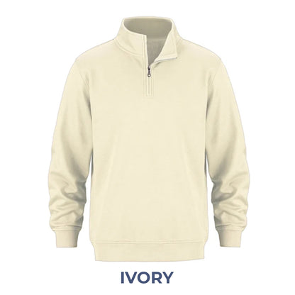 Custom Embroidery - Youth Quarter Zip Sweater