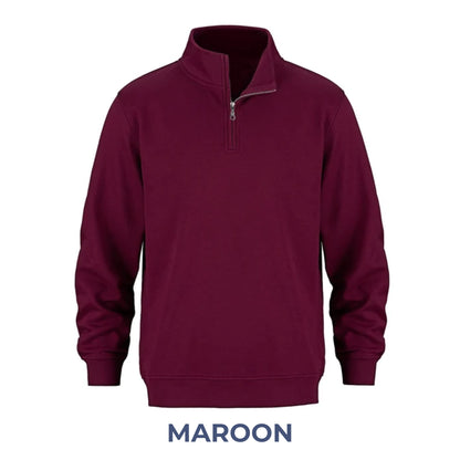 Custom Embroidery - Youth Quarter Zip Sweater